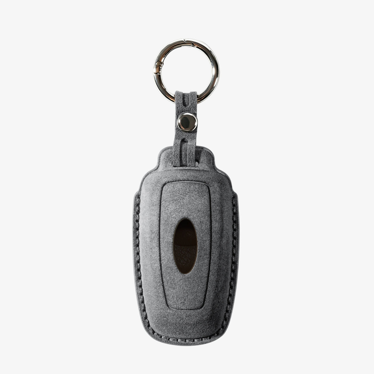 Alcantara Car Key Fob Cover for Ford Model A - Space Grey 4