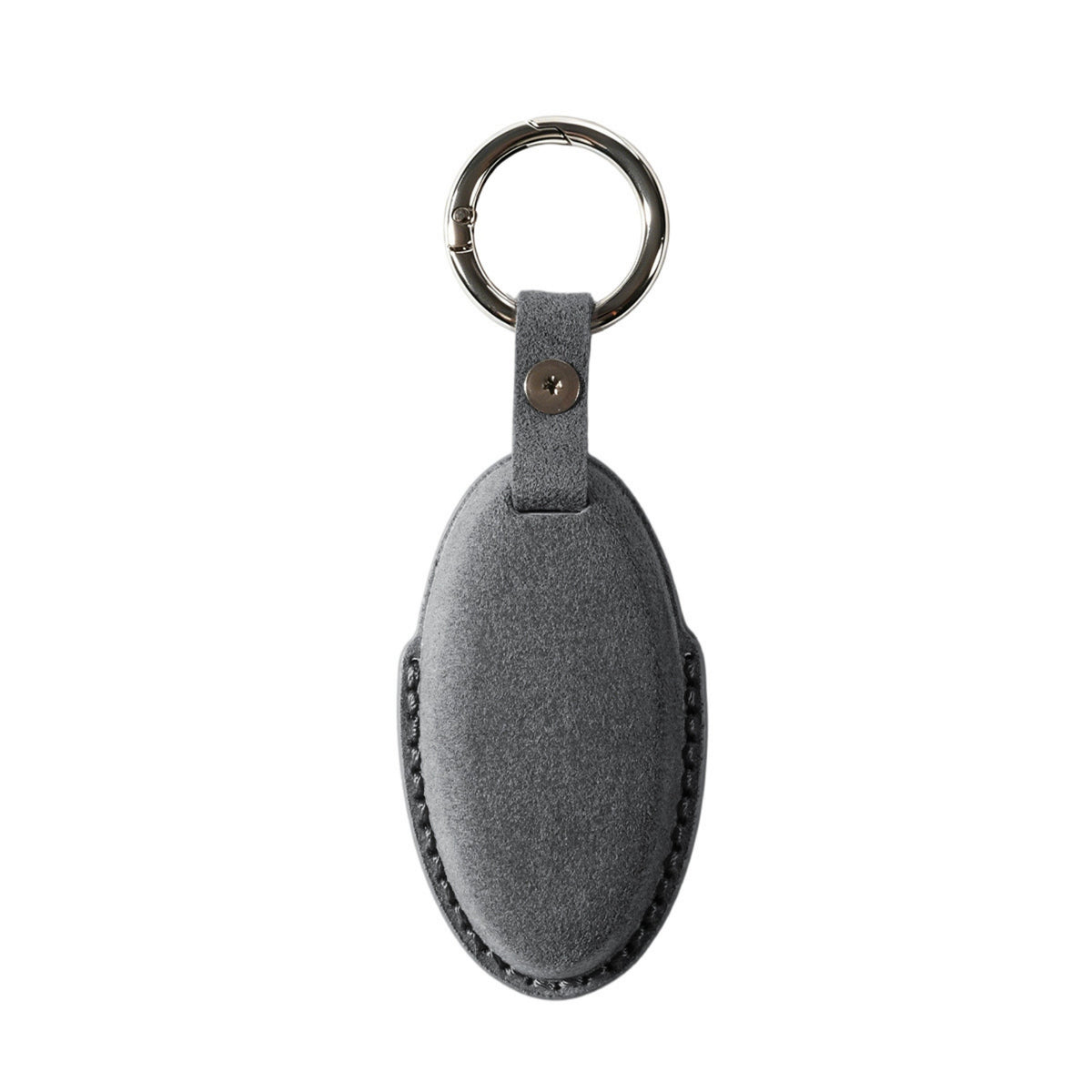 Alcantara Car Key Fob Cover for Nissan Model B - Space Grey
