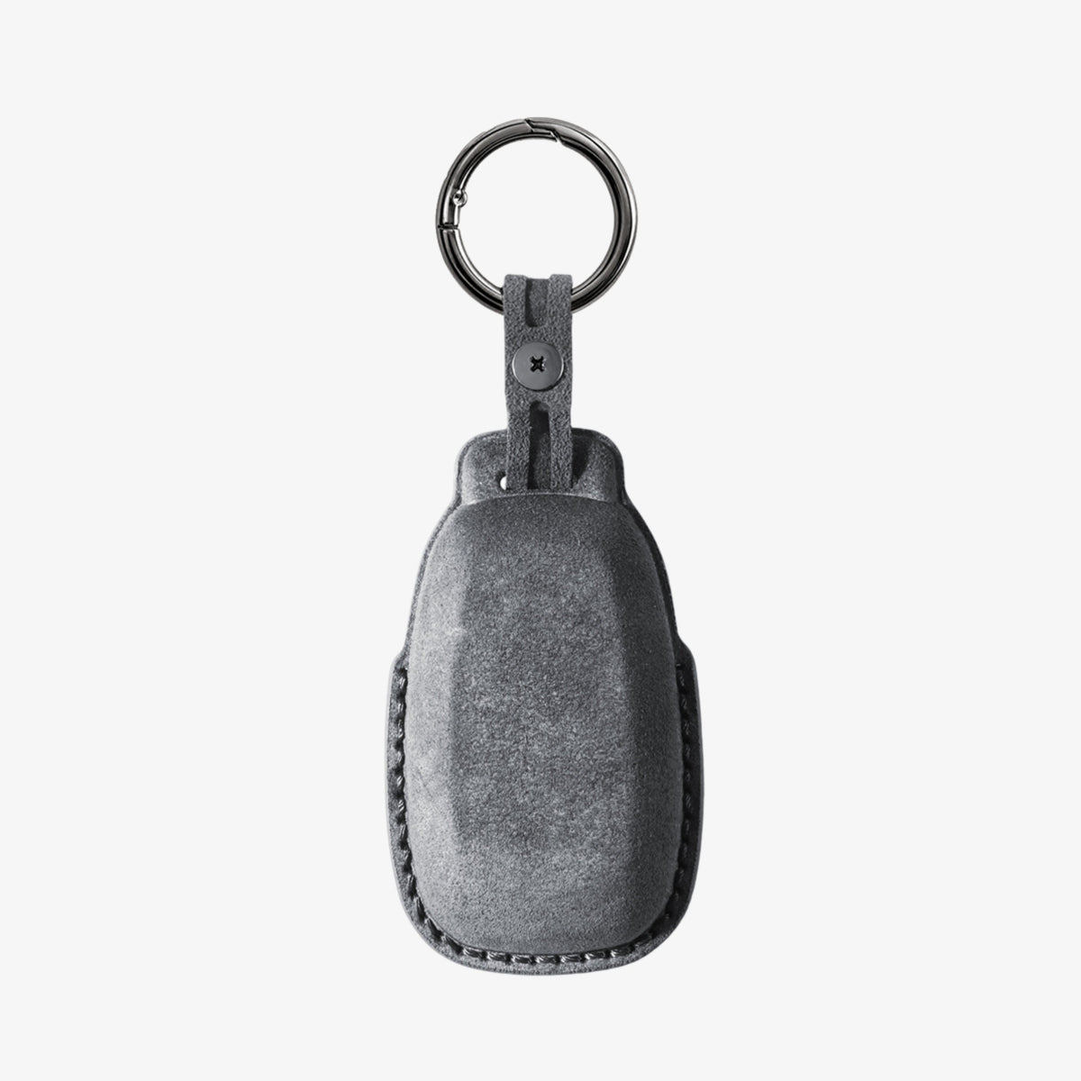 Alcantara Car Key Fob Cover for Subaru Model A - Space Grey 5