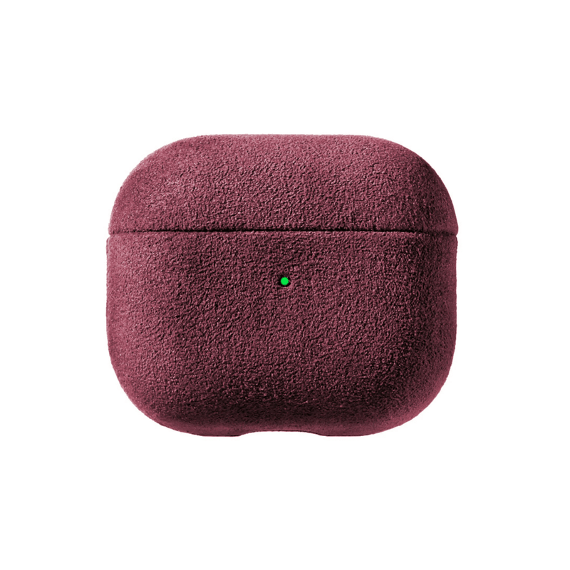 AirPods (3rd generation) Alcantara Case - Wine Red - Alcanside