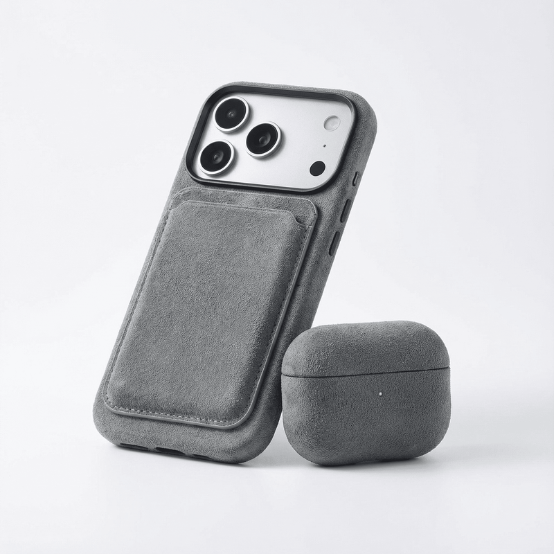 AirPods Pro (2nd Generation) Alcantara Case - Nardo Gray