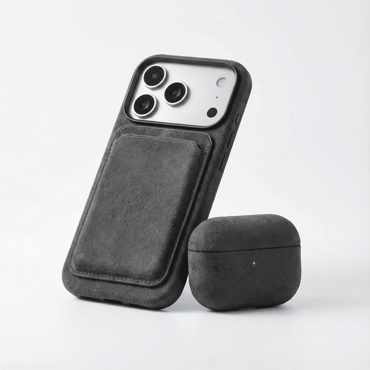 AirPods Pro (3rd Generation) Alcantara Case - Space Grey - Alcanside