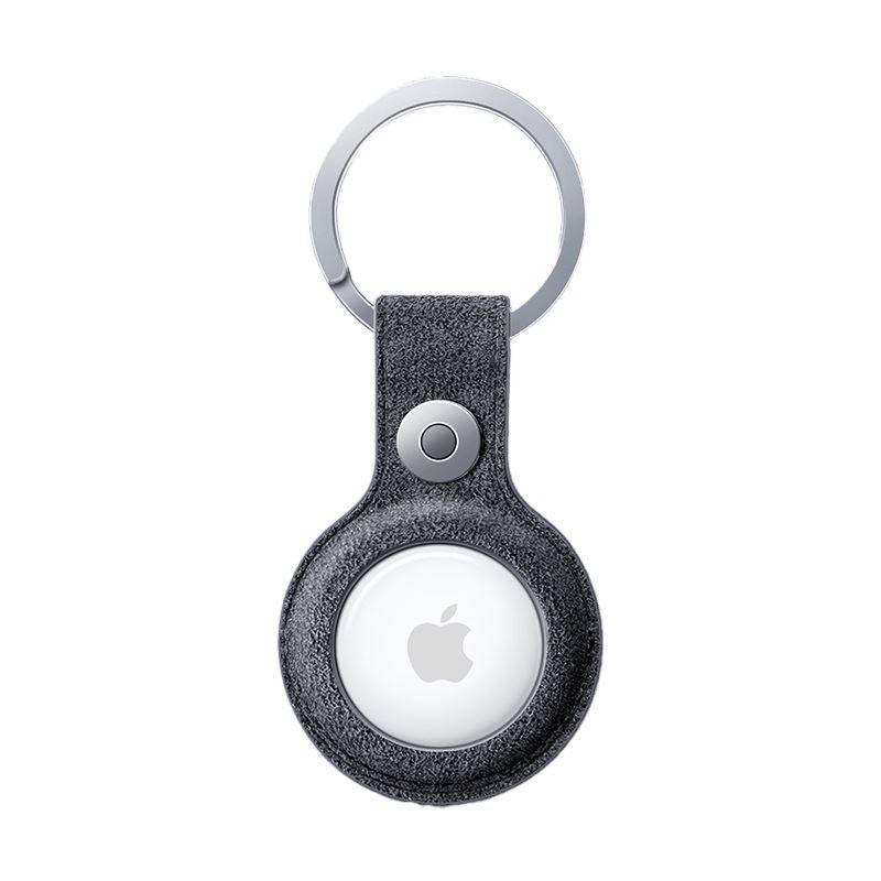 Alcantara AirTag Key Ring - Space Grey - Alcanside