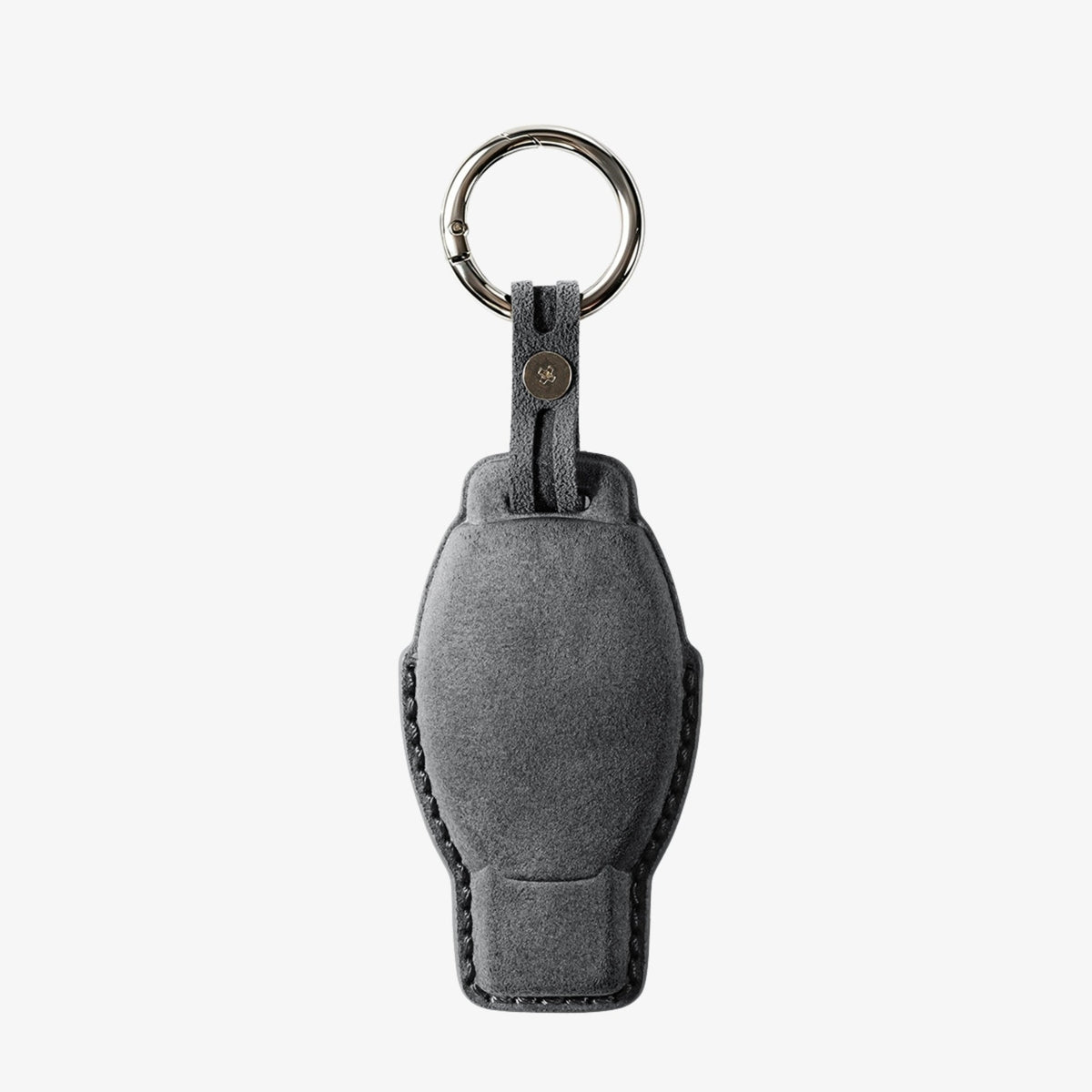 Alcantara Car Key Fob Cover for Mercedes -Benz Model B with Buckle - Space Grey - Alcanside