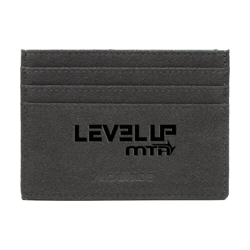 Alcantara Card Wallet - LEVEL UP MTA - Space Grey - Alcanside