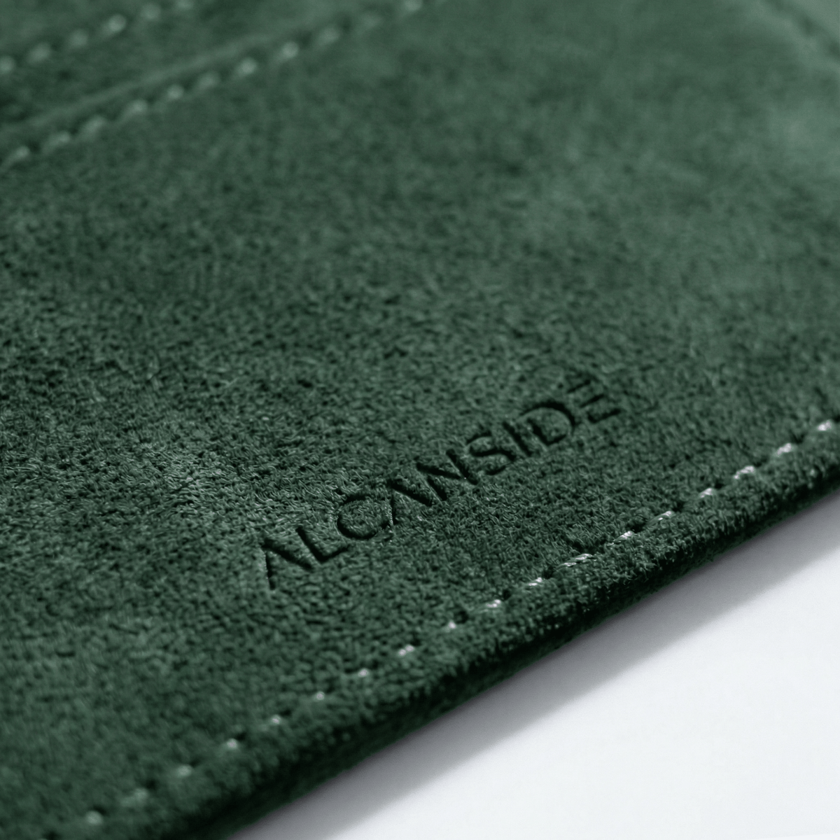 Alcantara Card Wallet - Midnight Green - Alcanside