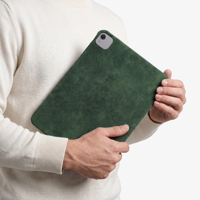 Alcantara iPad Cover - For iPad Air 2026 (13 inch) - Midnight Green