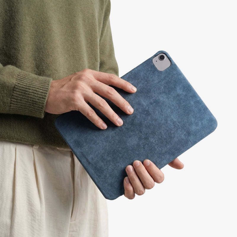 Alcantara iPad Cover - For iPad Air 2026 (13 inch) - Ocean Blue