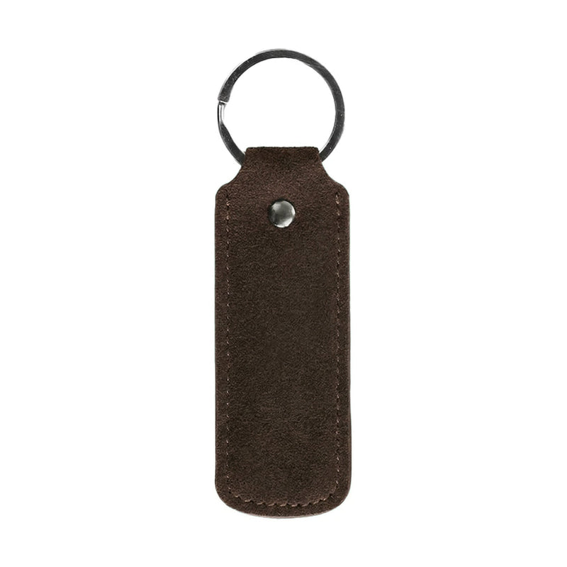 Alcantara Keychain - Chocolate Brown - Alcanside