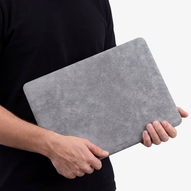 Alcantara MacBook Air Cover - For 13.6 inch (2022 M2 - 2025 M4) - Nardo Gray