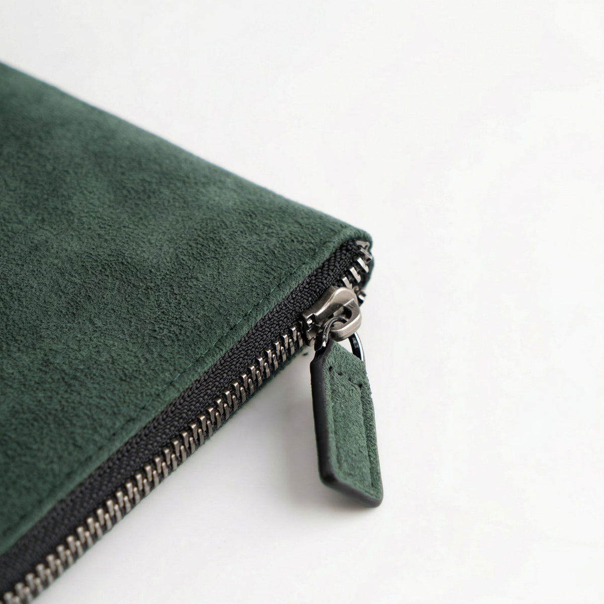 Alcantara Pouch - Midnight Green - Alcanside
