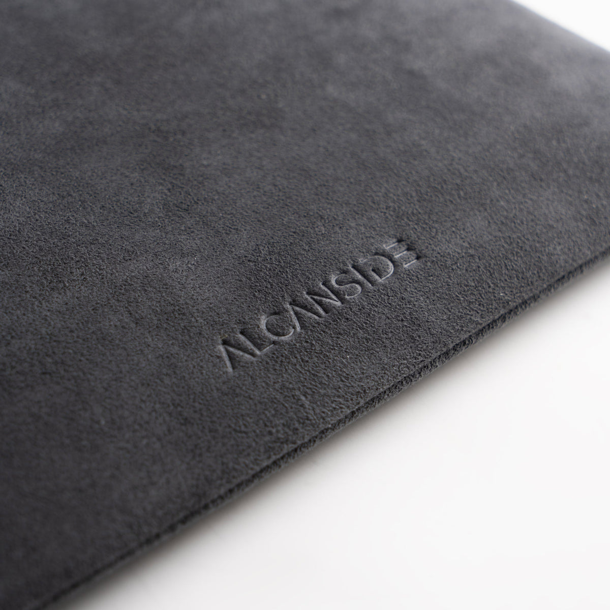 Alcantara Pouch - Space Grey - Alcanside