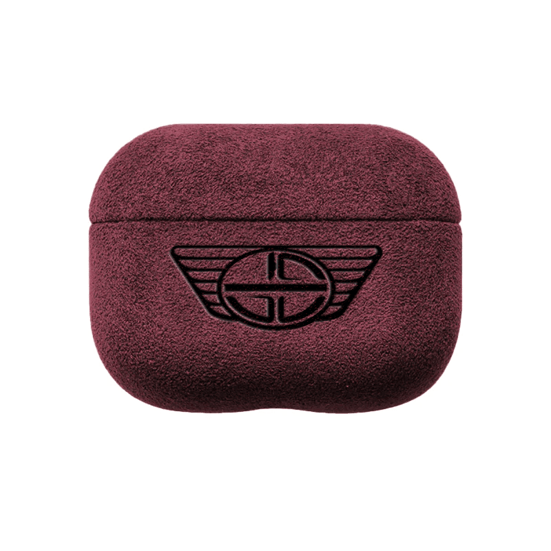 Donkervoort - AirPods (3rd generation) Alcantara Case - Wine Red - Alcanside