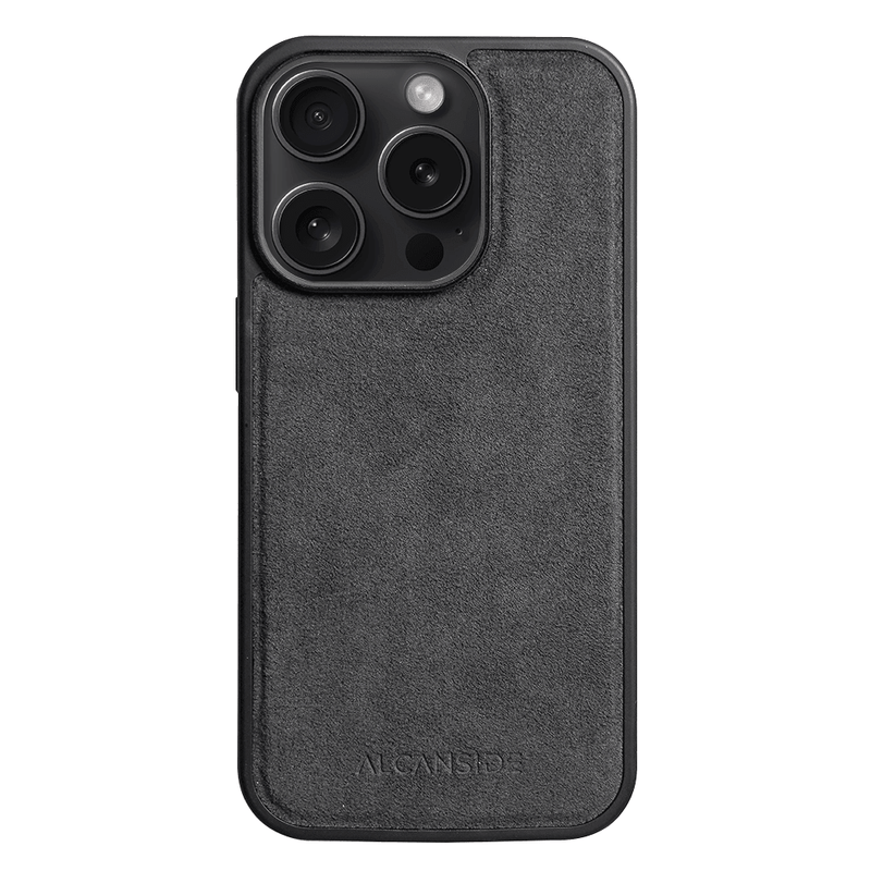 iPhone 12 & 12 Pro - Alcantara Back Cover - Space Grey - Alcanside