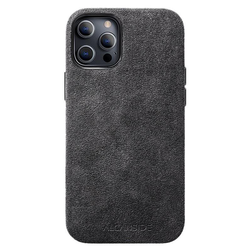 iPhone 12 Pro Max - Alcantara Case - Space Grey - Alcanside