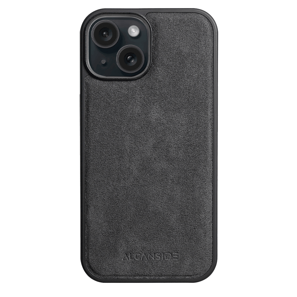iPhone 14 Plus - Alcantara Back Cover - Space Grey - Alcanside