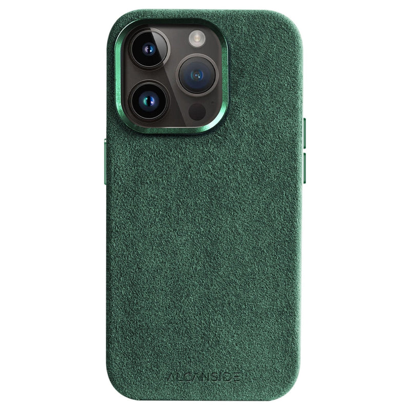 iPhone 14 Pro - Alcantara Case - Midnight Green - Alcanside
