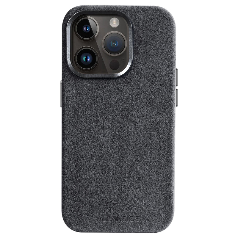 iPhone 14 Pro - Alcantara Case - space grey - Alcanside