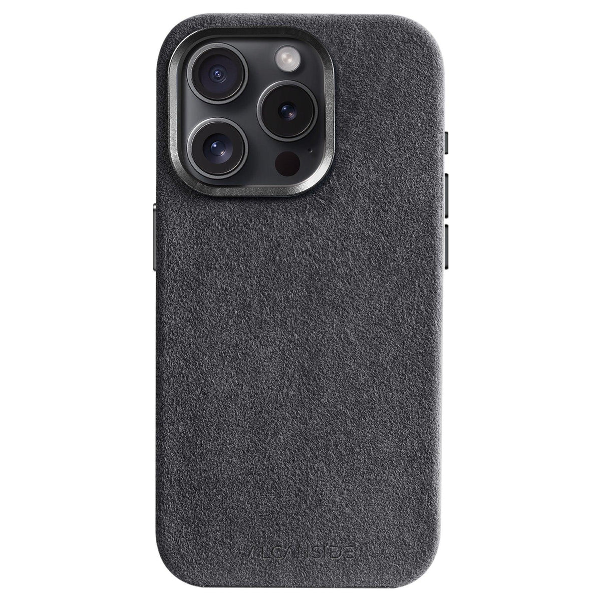 iPhone 15 Pro - Alcantara Case - Space Grey - Alcanside