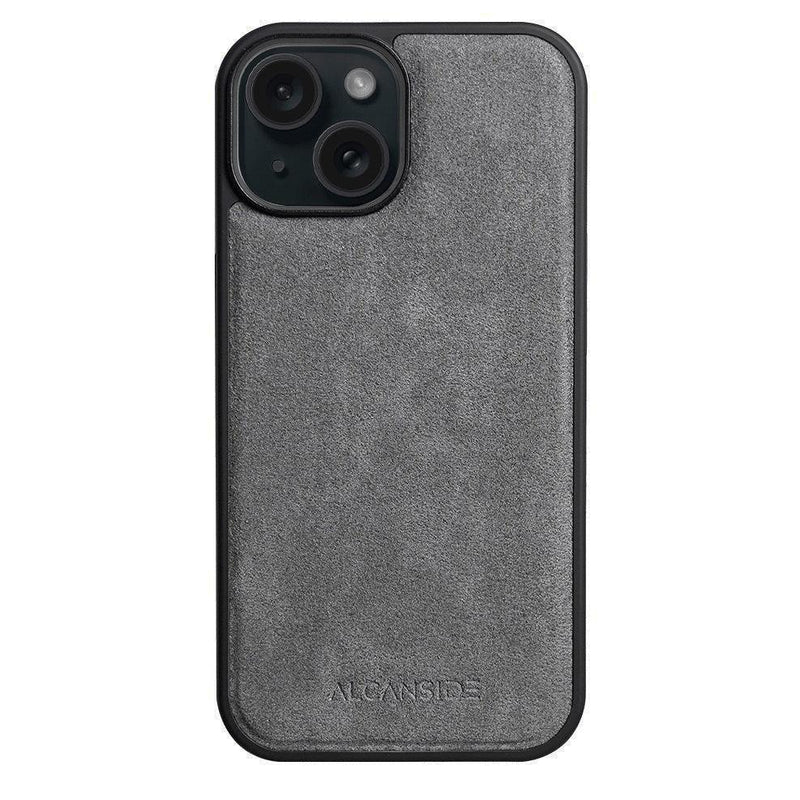 iPhone 16 Plus - Alcantara Back Cover - Nardo Gray - Alcanside
