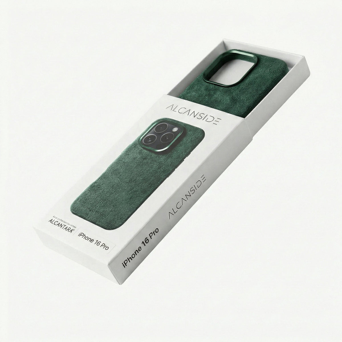 iPhone 16 Pro - Alcantara Case - Midnight Green - Alcanside