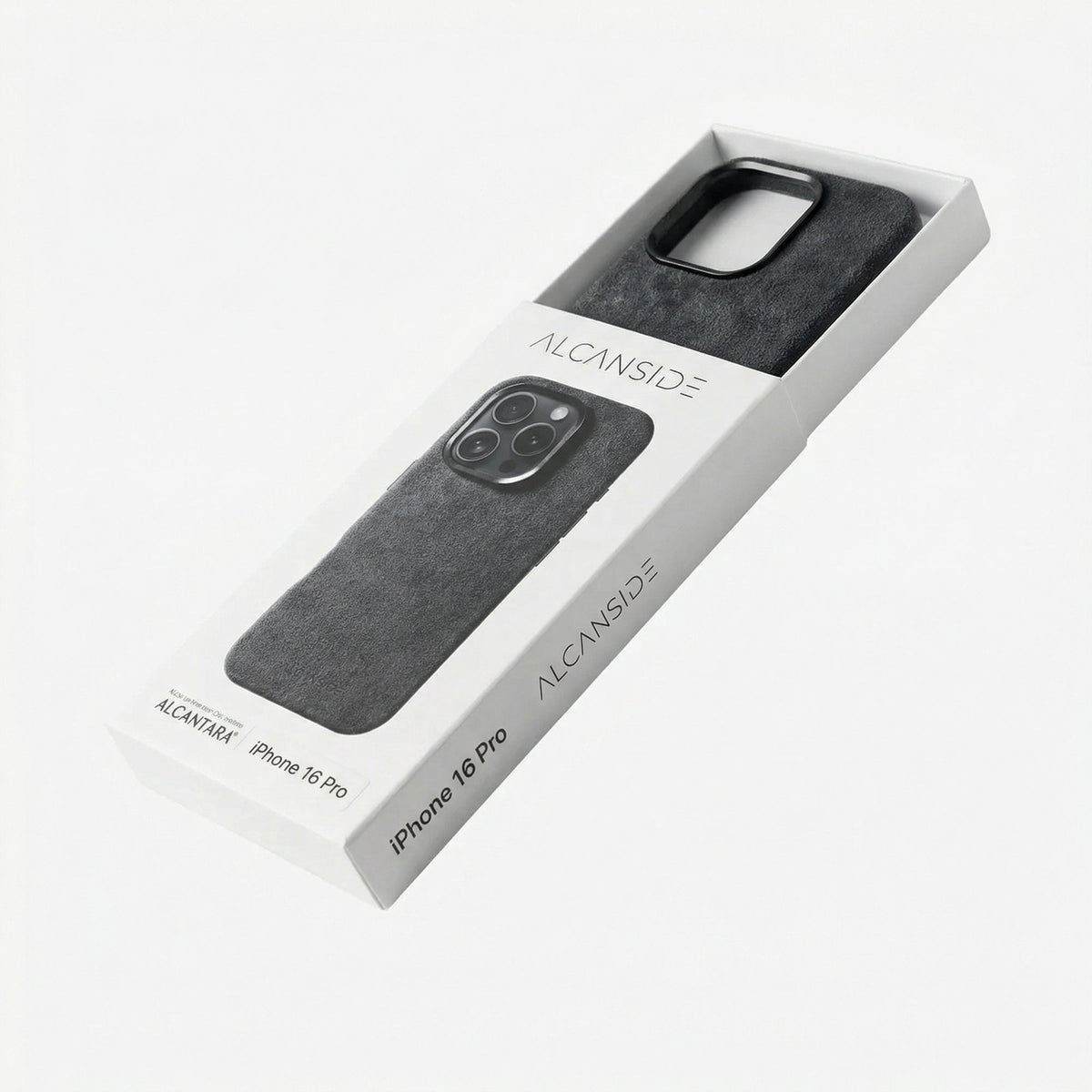iPhone 16 Pro - Alcantara Case - Space Grey - Alcanside