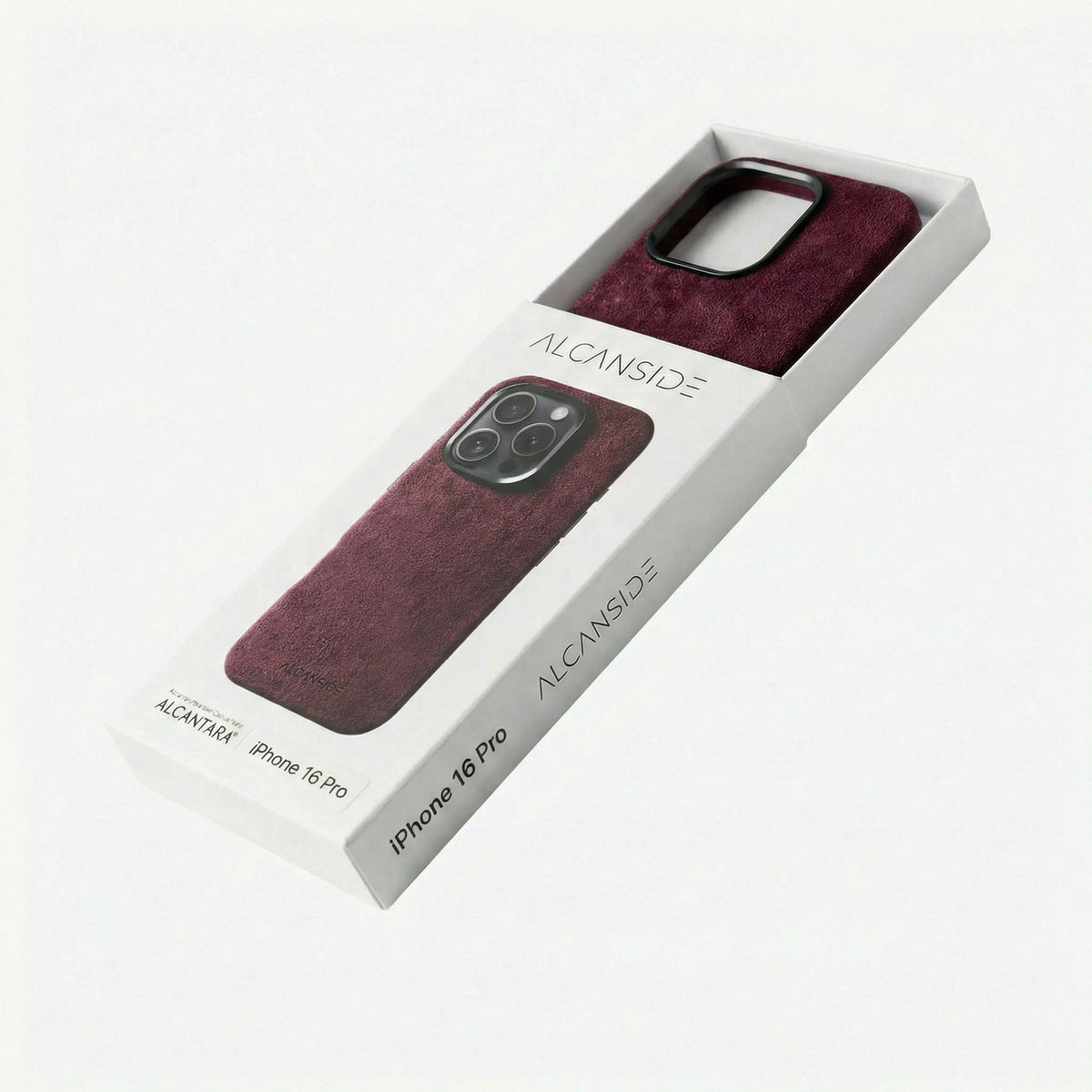 iPhone 16 Pro - Alcantara Case - Wine Red - Alcanside