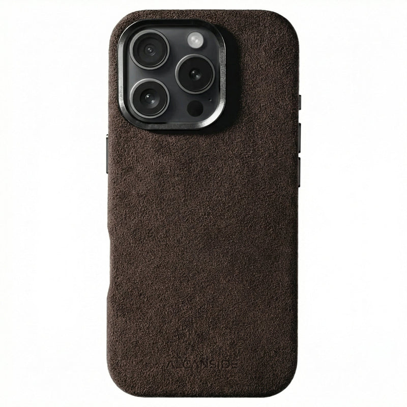 iPhone 16 Pro Max - Alcantara Case - Chocolate Brown - Alcanside