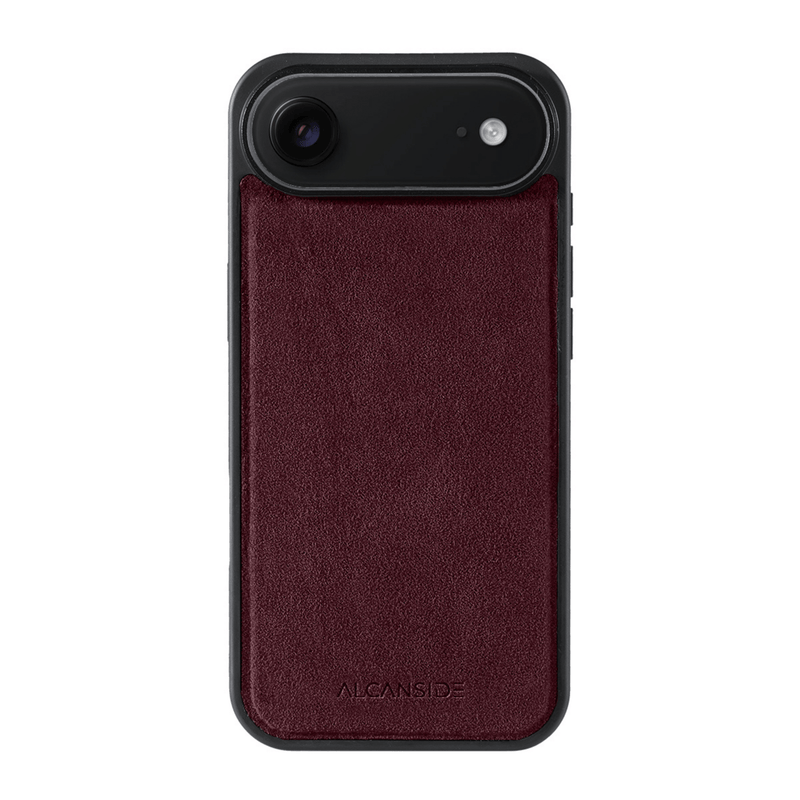 iPhone 17 Air - Alcantara Back Cover - Wine Red - Alcanside