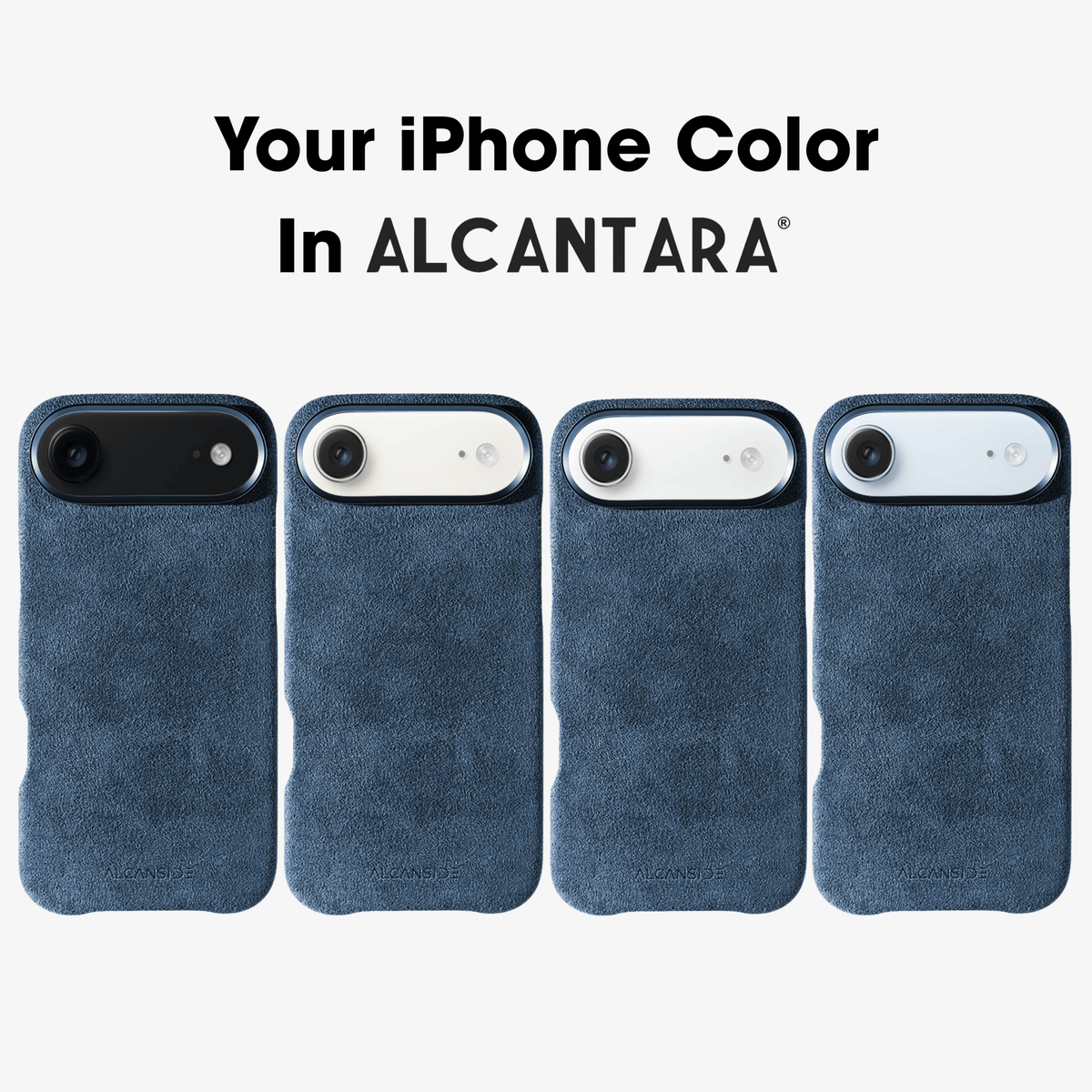 iPhone 17 Air - Alcantara Case - Ocean Blue - Alcanside #iPhone model:_iPhone 17 Air