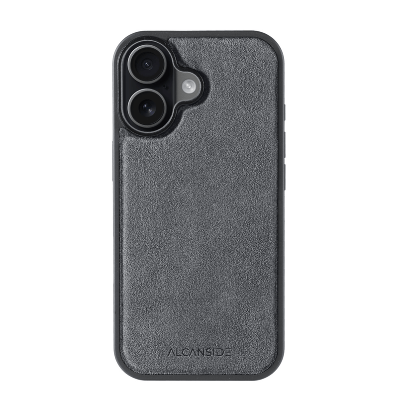 iPhone 17 - Alcantara Back Cover - Nardo Gray - Alcanside