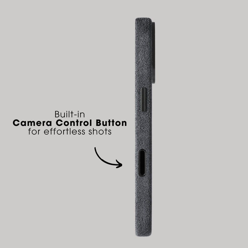 iPhone 17 - Alcantara Case - Space Grey