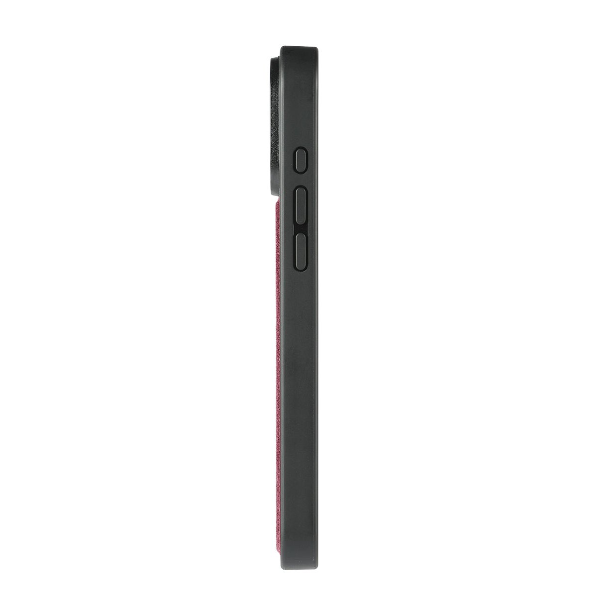 iPhone 17 Pro Max - Alcantara Back Cover - Wine Red - Alcanside