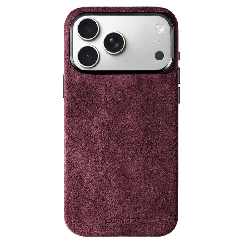 iPhone 17 Pro Max - Alcantara Case - Wine Red - Alcanside