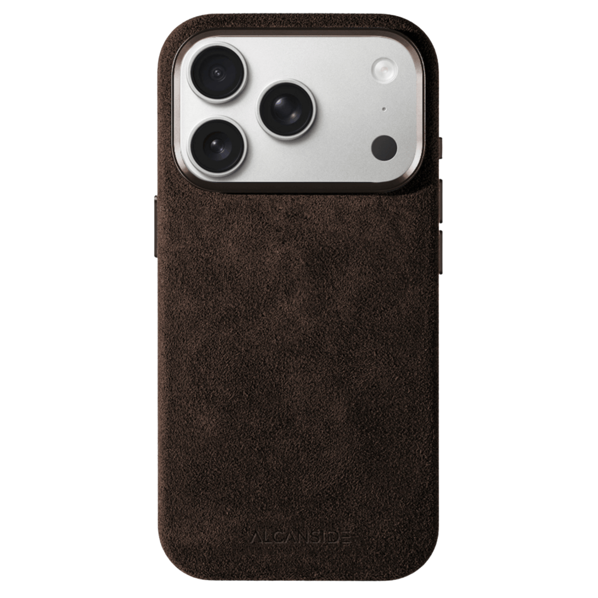 iPhone Alcantara Case - Chocolate Brown - Alcanside