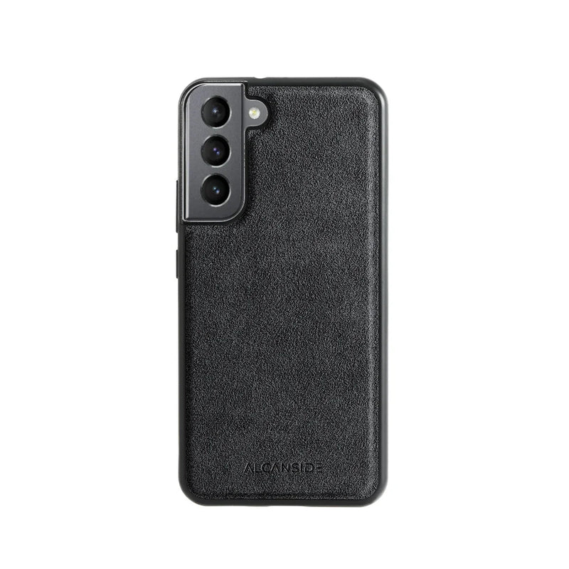 Samsung Galaxy S21FE - Alcantara Back Cover - Space Grey - Alcanside