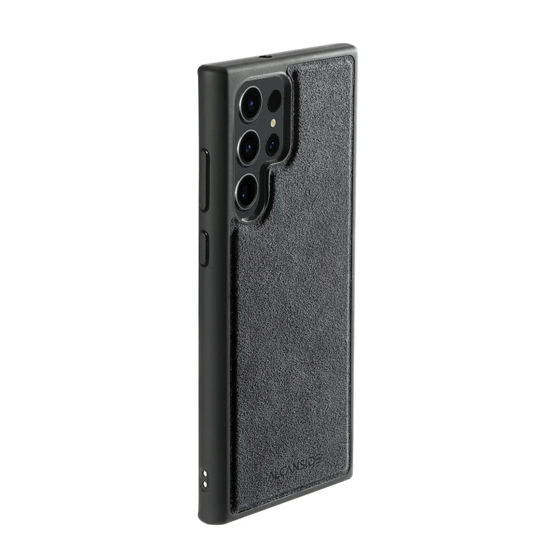 Samsung Galaxy S23 Ultra - Alcantara Back Cover - Space Grey