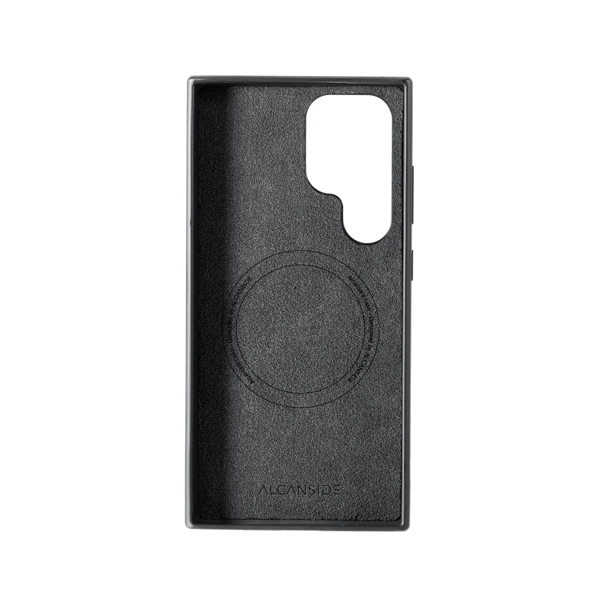 Samsung Galaxy S24 Ultra - Alcantara Back Cover - Space Grey - Alcanside