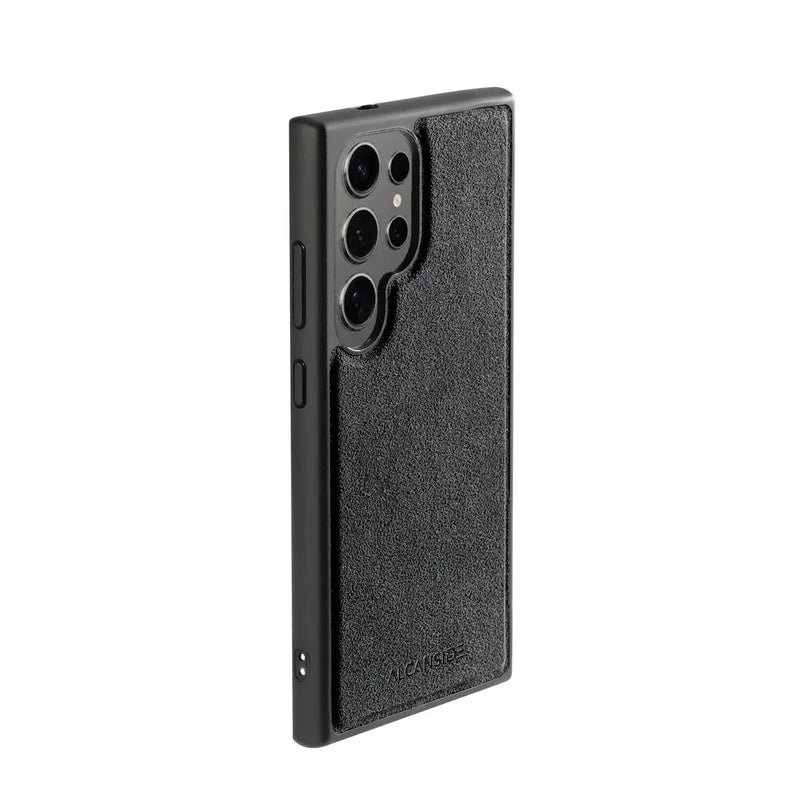Samsung Galaxy S24 Ultra - Alcantara Back Cover - Space Grey