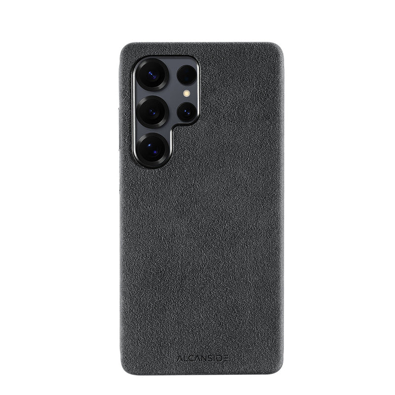Samsung Galaxy S25 Ultra - Alcantara Case - Space Grey - Alcanside
