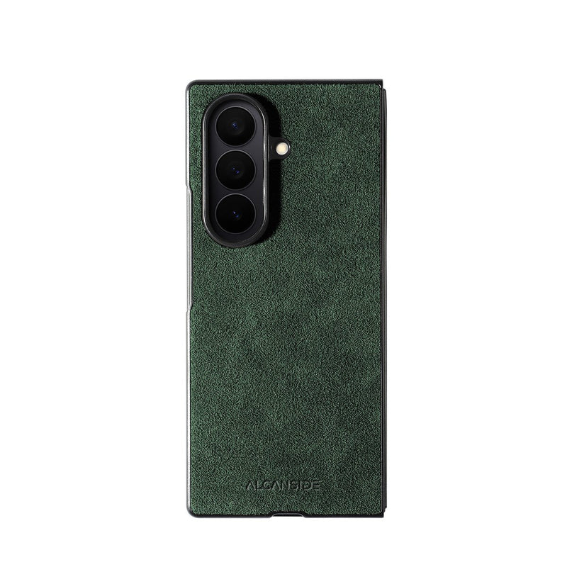 Samsung Galaxy Z Fold 7 - Alcantara Case - Midnight Green - Alcanside