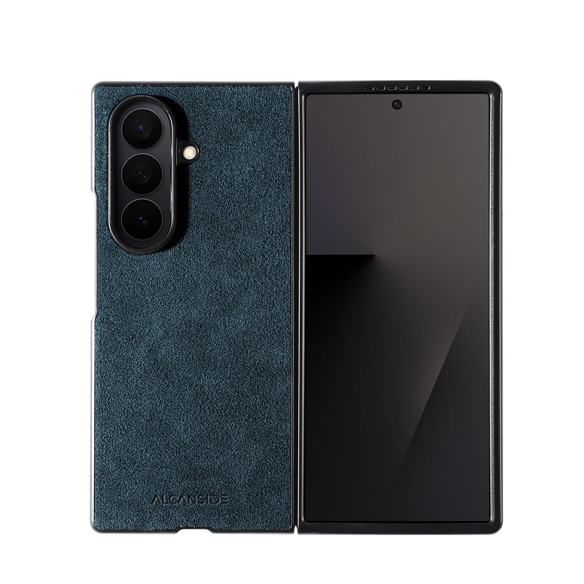 Samsung Galaxy Z Fold 7 - Alcantara Case - Ocean Blue - Alcanside