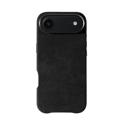 iPhone 17 Air Alcantara Case Deep Black #iPhone model:_iPhone 17 Air