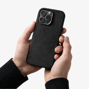 iPhone 16 Pro Max - Alcantara Case - Deep Black