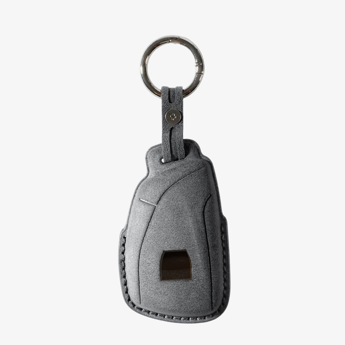 Alcantara Car Key Fob Cover for Buick Model H - Space Grey 4