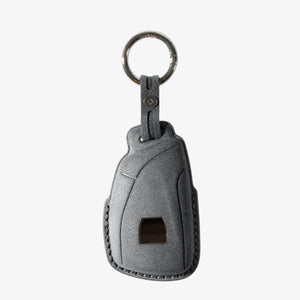 Alcantara Car Key Fob Cover for Buick Model H - Space Grey 4