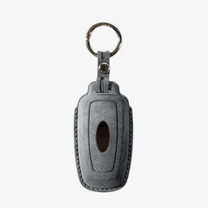 Alcantara Car Key Fob Cover for Ford Model A - Space Grey 4