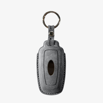 Alcantara Car Key Fob Cover for Ford Model A - Space Grey 4