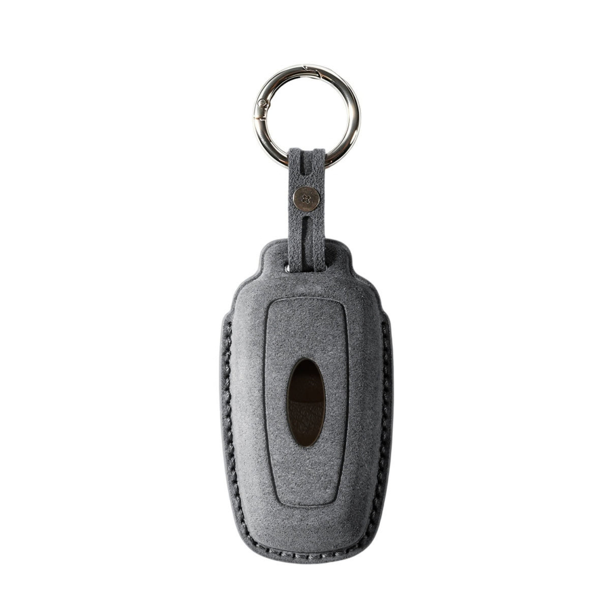 Alcantara Car Key Fob Cover for Ford Model B - Space Grey 4
