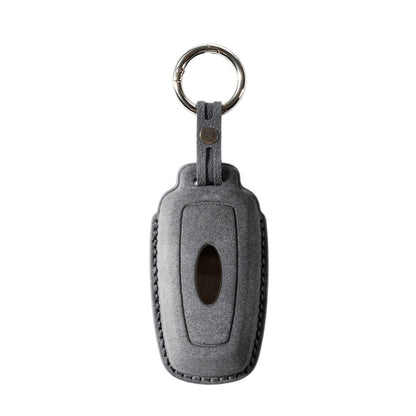 Alcantara Car Key Fob Cover for Ford Model B - Space Grey 4